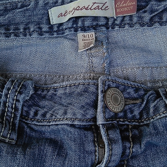 Aeropostale Chelsea Bootcut Jeans 9/10 Med Wash - Picture 6 of 8